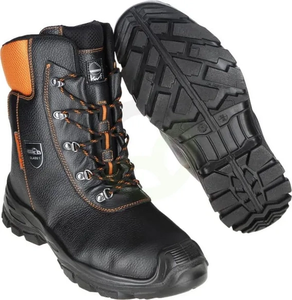 Škornji z motorno žago- črna/oranžna - Eco Hunter basic - Lupriflex