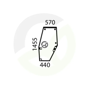 Okensko steklo - Landini 3647692M1