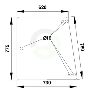 Stransko steklo - Kramp 385500350030N