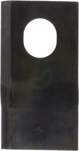 Nož kosilnice desni 92x48x4 mm - ovalna luknja 24,0x20,0 mm - primerno za Kongskilde JF/Stoll - 25 kosov - Kramp 13800022KR