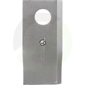 Nož kosilnice levi 102x48x4 mm luknja Ø 19 mm - primerno za Fella 25 kosov - Kramp 140693KR