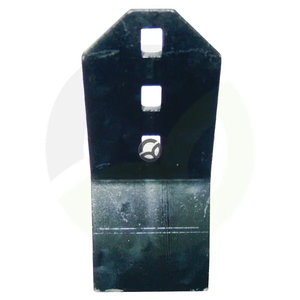Lemežna špica 240x100x8mm, kaljena, ravna, 3 luknje, primerna za Väderstad - Kramp 419999KR
