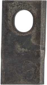 Levi nož kosilnice 92x48x4mm ovalna odprtina 24,0x20,0mm Primerno za Kongskilde JF/Stoll 25 paketov - Kramp 13800021KR