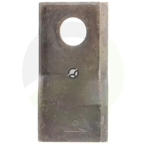 Nož kosilnice levi 97x48x4mm luknja Ø19mm Primerno za Kongskilde JF/Stoll 25 kosov - Kramp 13800023KR