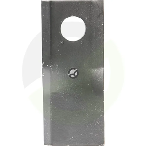 Nož kosilnice desni 114x48x4 mm - luknja Ø 19 mm - primerno za Kongskilde JF/Stoll - 25 kosov - Kramp 13800015KR