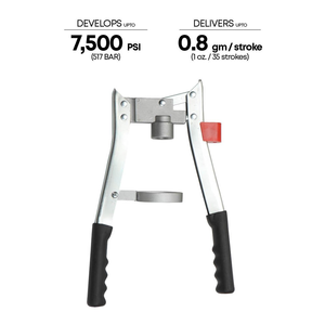 Dvoročna mazalica 500g - M10x1 z gibljivo cevjo - G83F-HP/M - Groz 42796