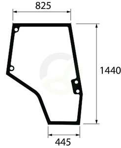 Desno steklo vrat - Kramp 4272771M1N