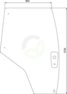 Desno steklo vrat - Kramp 4353956M2N