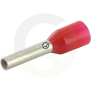 Votli zaključek kabla rdeč, 1mm² (100x) - Klauke 4718