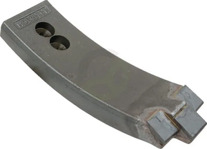 Lemežna špica 260x82mm, kaljena, ukrivljena, 2 luknji, primerna za Väderstad - Kramp 498383CN