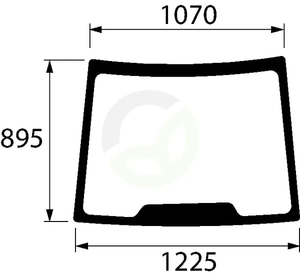 Vetrobransko steklo - Kramp 5089552N