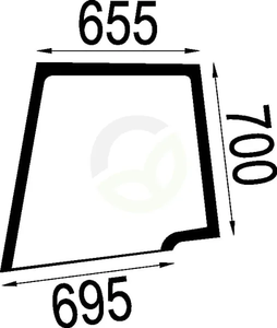 Zgornji del stekla vrat - Kramp 5089550N