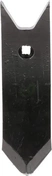 Lemežna špica 290x80x20mm, kaljena, ukrivljena, 1 luknja, primerna za Köckerling - Kramp 506069CKR