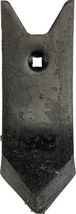 Lemežna špica 290x100x12mm, ukrivljena, 1 luknja, primerna za Köckerling - Kramp 506014CKR