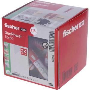 Vložek Duopower 12x60 škatla 25 kosov - Fischer 538253