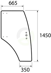 Desno okno vrat - Kramp 53369093N