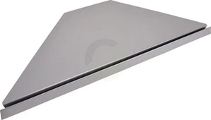 Polica 90°, 37 cm, aluminij - Vika 57141637X