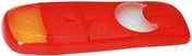 Svetlobna leča - jantarna/rdeča/bela - pravokotna 350x130x83mm levo/desno/zadnja - Vignal 52500
