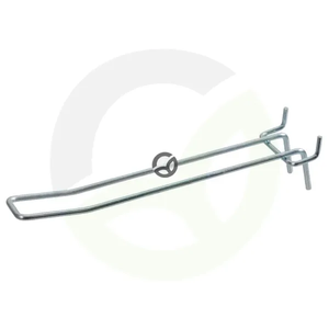 Dvojna kljuka 50 20 cm x 3,4 mm - Vika 53103030P050