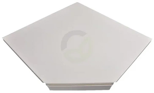 Polica, 90°, smetanasto bela 47 cm - Vika 57141747J