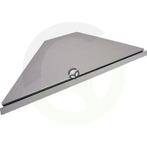 Polica 90°, 47 cm, aluminij - Vika 57141647X