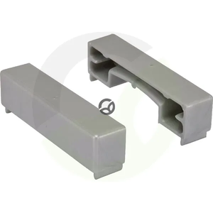 Končna kapica aluminijasta (2 kosa) - Vika 57400006X