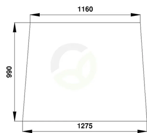 Vetrobransko steklo - Claas 6005028926