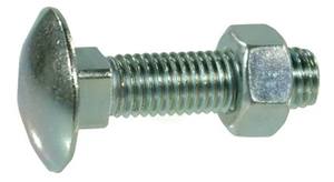 Sponski vijak z matico DIN603 M12x30 pocinkano jeklo 4.6 Kramp