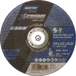 Rezalni disk X-Treme Life Inox 125x2,5 - Norton 66252920350