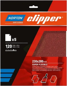 Brusni papir 230x280mm K120 - Norton 66261118248