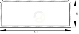 Spodnje zadnje okno - Zetor 62117998