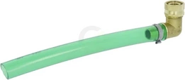 Nagnjeni odtočni ventil LB 90° s 25 cm cevi - Femco 650108
