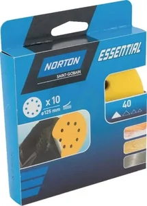 Brusni papir 125mm G131F K40 - Norton 63642584342