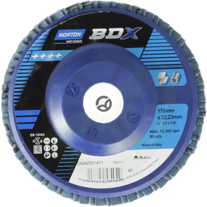 Lamelni brusni kolut Fib X-Treme 115mm P40 - Norton 63642501471