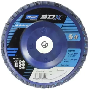 Lamelni brusni kolut Fib X-Treme 115mm P60 - Norton 63642501472