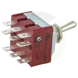 Preklopno stikalo 3-polno on-off-on - APEM 659H2