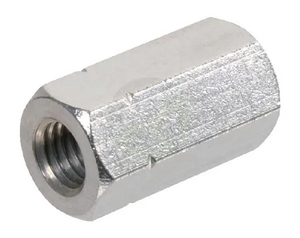Priključna 6-roba matica - DIN6334 M6x1.00 - inox A2 - Kramp 63346RVSP010