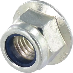 6-roba varnostna matica s prirobnico M8 - DIN6926 - pocinkano jeklo - razred 8 