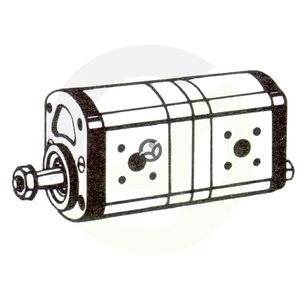 Hidravlična črpalka 14+11 cm3 - Bosch Rexroth 0510555306