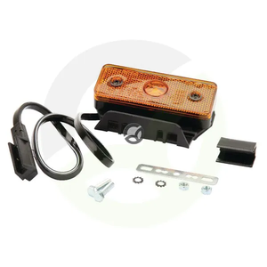 Pozicijska luč LED - pravokotna - 12/24V - oranžna - na vijake - 104x32x40mm 6SU10432GLB50