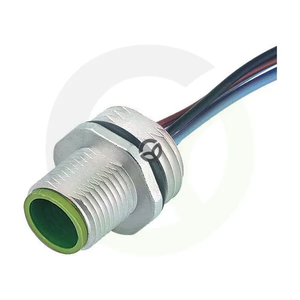 Moški vtič s prirobnico M12, 4-polni - MURR ELEKTRONIK 7000135019710020