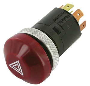 Stikalo varnostnih utripalk - pritisno - 12 V - halogensko - z žarnico - Hella 6HF003916011