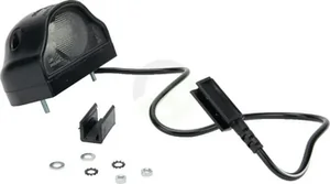 Luč za registrsko tablico LED - 0.96W - pravokotna - 24V - prozorna - navoj - 100x57x60mm 6KLS0250LED50CI