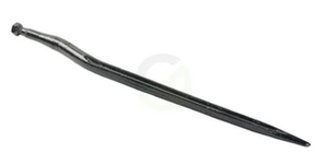 Lomljena špica 58mm dvojni T profil 36x815mm - špičasta konica z M22x1.5mm matico - črna - 0476250