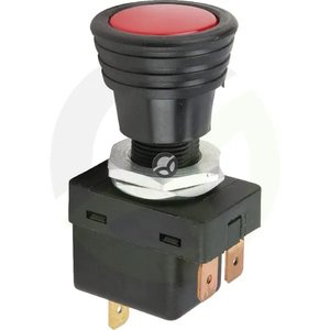Vlečno stikalo - S05 - 12/24V - 3-pinski - vklop/izklop - halogeno - Ø 14,5 mm - rdeče - Hella 6ED004778011