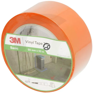 Vinilni trak 764 - oranžen - 50 mm x 33 M - 3M 7100260281