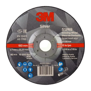 Brusni disk 51749 T27 150x7x22,23 mm - 3M 7100141089