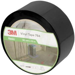 Vinilni trak 764 - črn - 50 mm x 33 M - 3M 7100260600