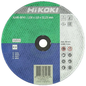 Rezalni disk za kovino 230x3mm - Hikoki 752515