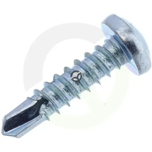 Samorezni vijak z ovalno križno zarezo - 3.9x16mm - PH2 - DIN 7504 